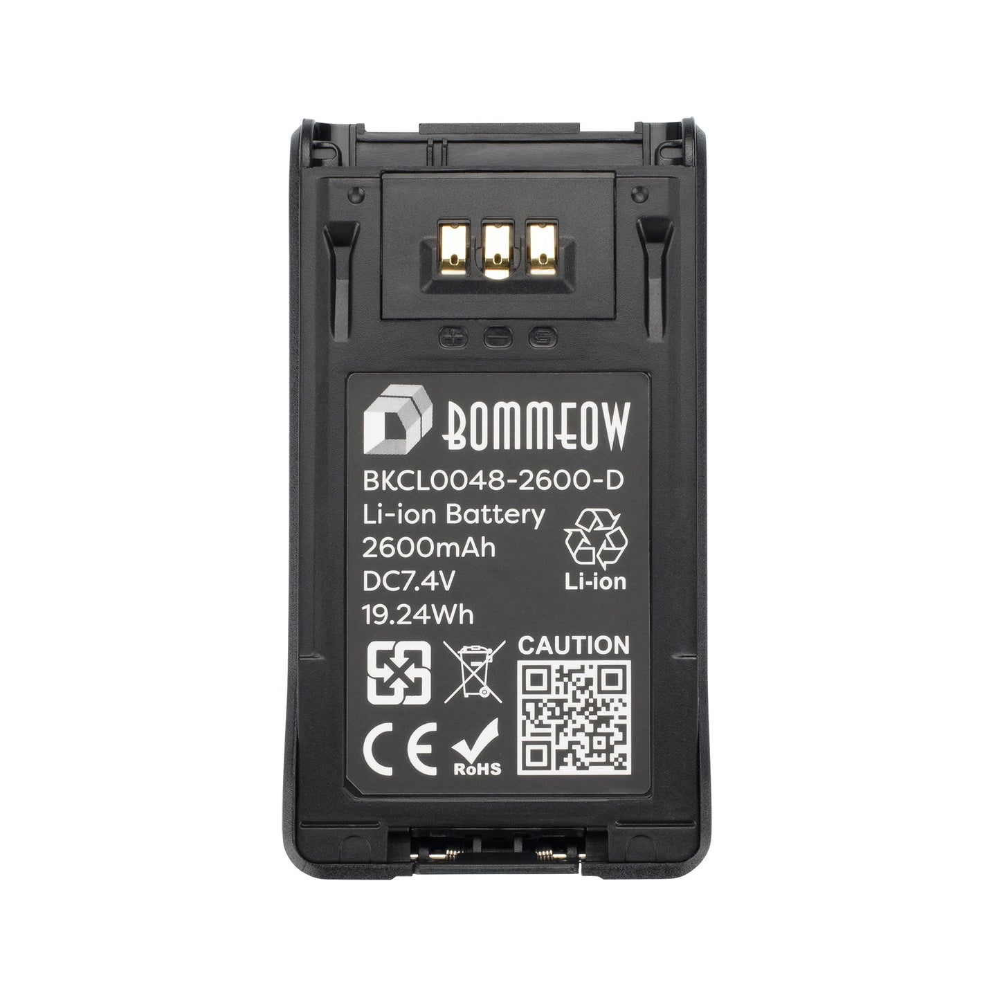 BOMMEOW BKCL0048-2600-D Li-ion Battery for Kenwood TK-5220 TK-5320