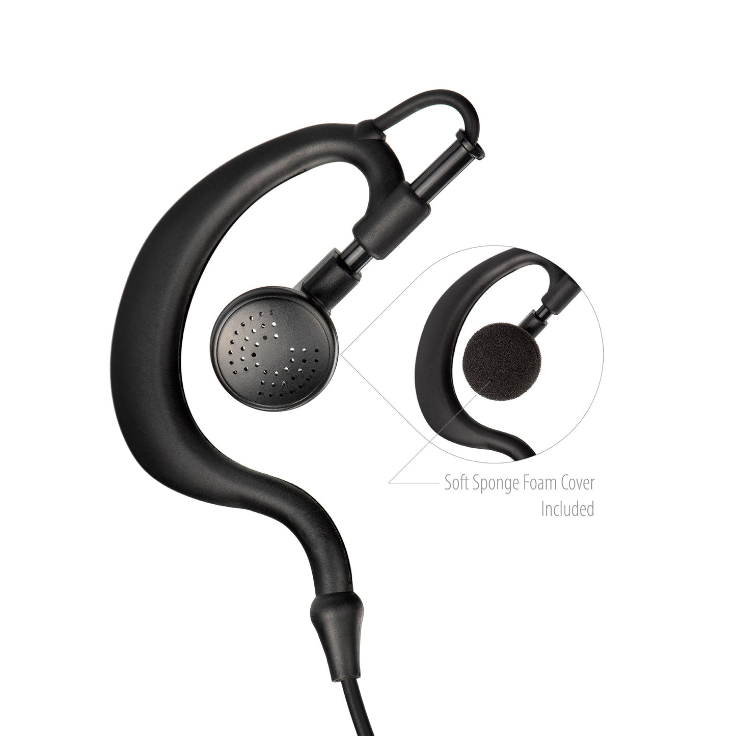 Maxtop AEH1003-K2B G-Sharp Earhanger Earphone Baofeng BF-F8HP UV-5R+ UV-82HP UV-82L BF-777