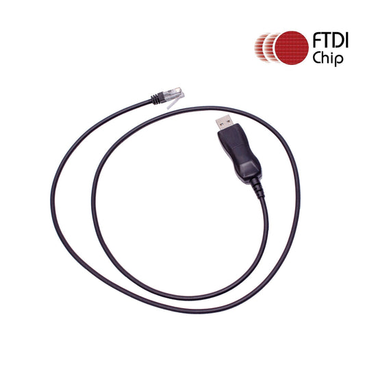 Maxtop APCUSB-K30-6PIN FTDI USB Programming Cable RJ45 6Pin as KPG-4 for Kenwood TK-630 TM-271A TM-471A TM-261A TM-461A