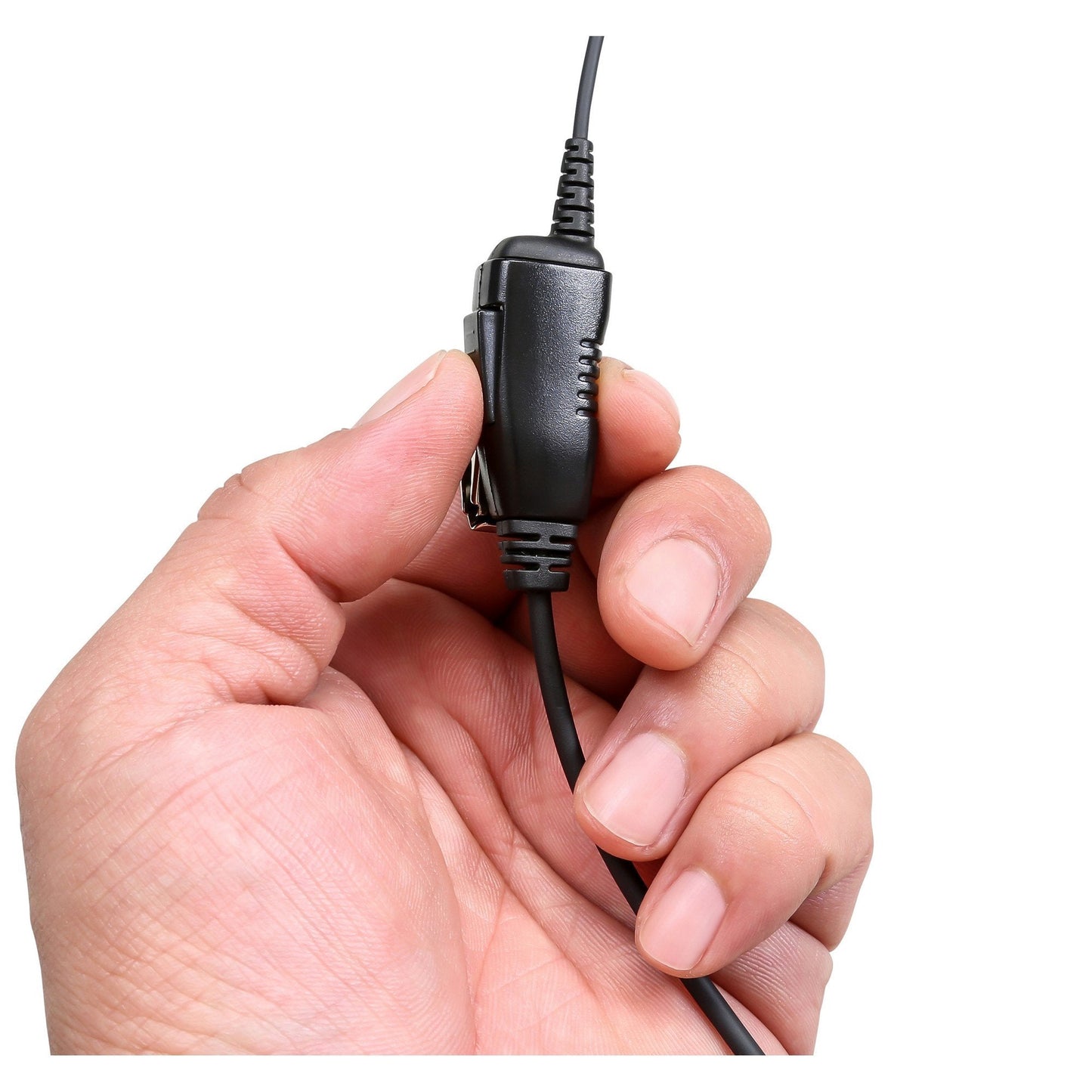 BOMMEOW BCT12-H2 Walkie Talkie 1-WIre Covert Acoustic Tube Surveillance Earpiece for Hytera Cobra 1 Pin