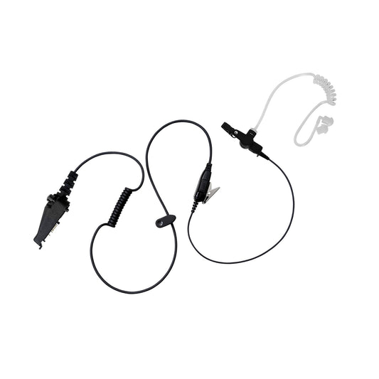 BOMMEOW BCT12-K3 Walkie Talkie 1-WIre Covert Acoustic Tube Surveillance Earpiece for Kenwood TK-2140 TK-3148