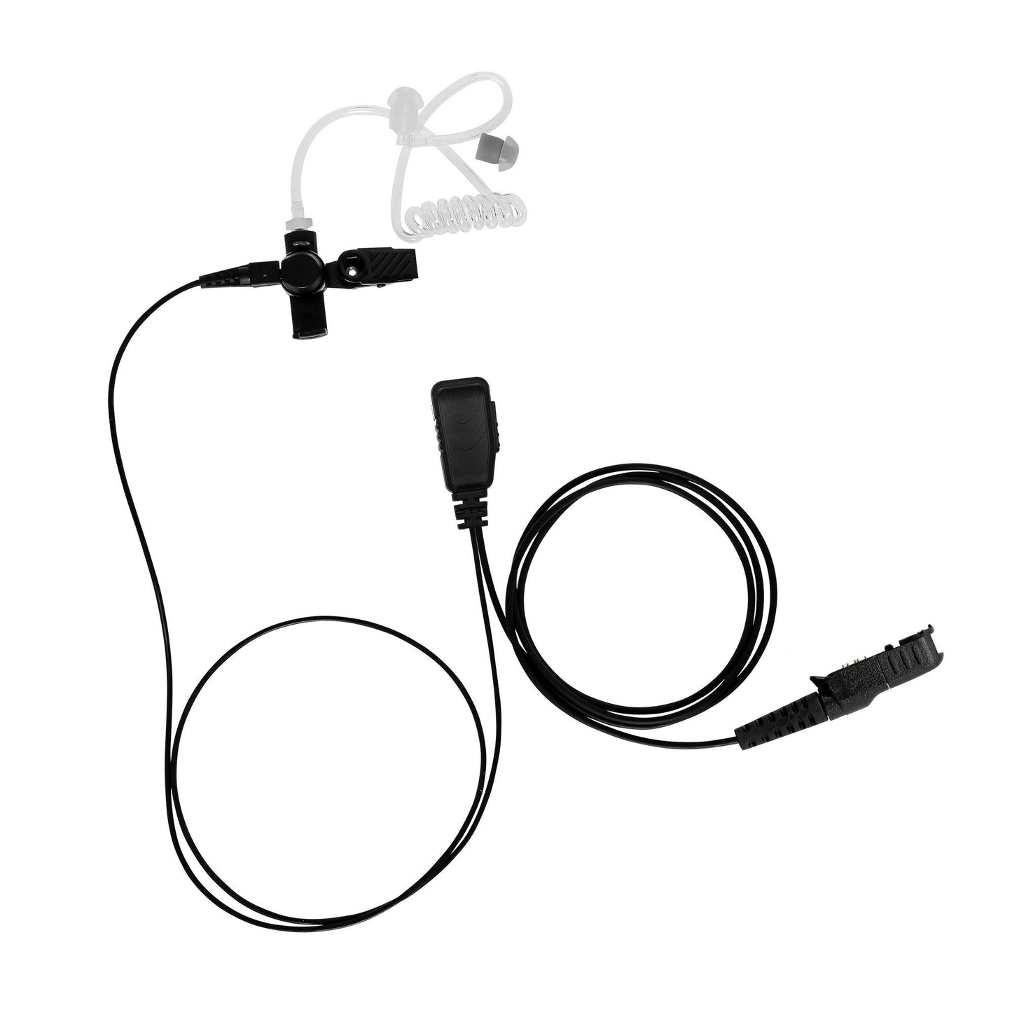 BOMMEOW BCT15-AX 1-Wire Acoustic Clear Tube Earpiece for Motorola Mototrbo DEP550 DEP570 XPR3500