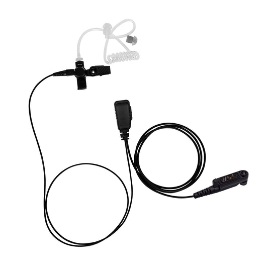 BOMMEOW BCT15-H6 1-Wire Acoustic Clear Tube Earpiece for Hytera PD602 PD662 X1e X1p Z1p PTC760 PD68X