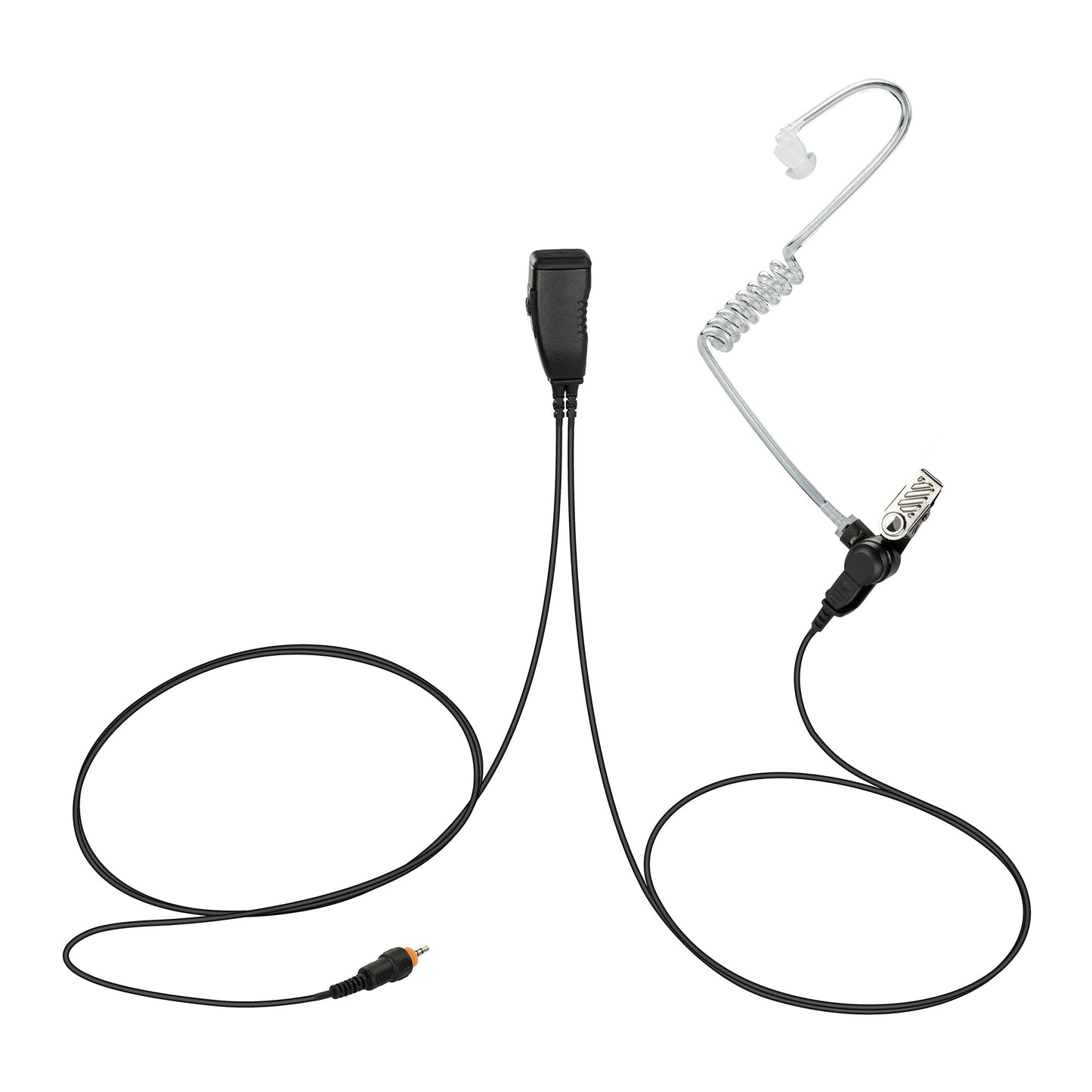 BOMMEOW BCT15-M14 1-Wire Acoustic Clear Tube Earpiece for Motorola CLP1040 CLP1010 CLP1060 Two Way Radio