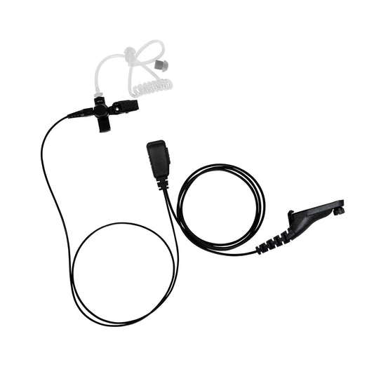 BOMMEOW BCT15-M9 1-Wire Acoustic Clear Tube Earpiece for Motorola XPR XPR6000 DGP8050 APX 2000 APX 3000