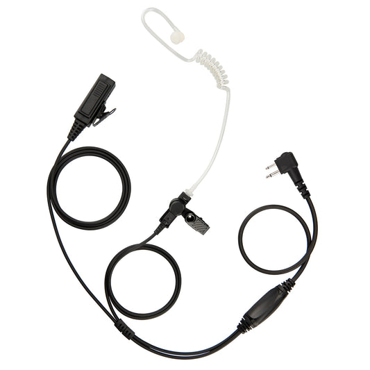 BOMMEOW BCT22-H1 2-Wire Clear Coil Surveillance Kit for Hytera HYT TC-780 TC-900 TC-850 TC-2100