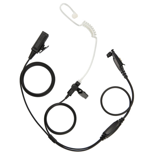 BOMMEOW BCT22-H3 2-Wire Clear Coil Surveillance Kit for Hytera HYT TC-780 TC-3000 TC-3600M