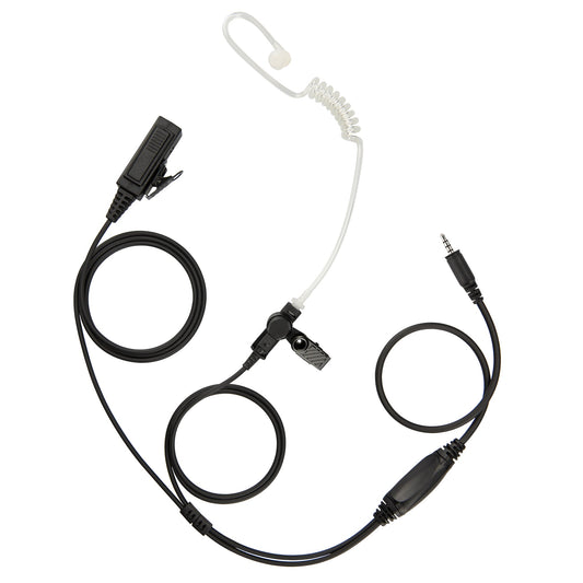 BOMMEOW BCT22-K4 2-Wire Clear Coil Surveillance Kit for Kenwood Portable Radio PKT-23