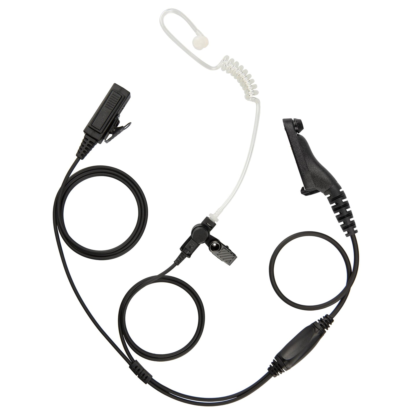 BOMMEOW BCT22-M9 2-Wire Clear Coil Surveillance Kit for Motorola MTP850 MOTOTRBO XPR-6550 XPR-7580 APX-4000