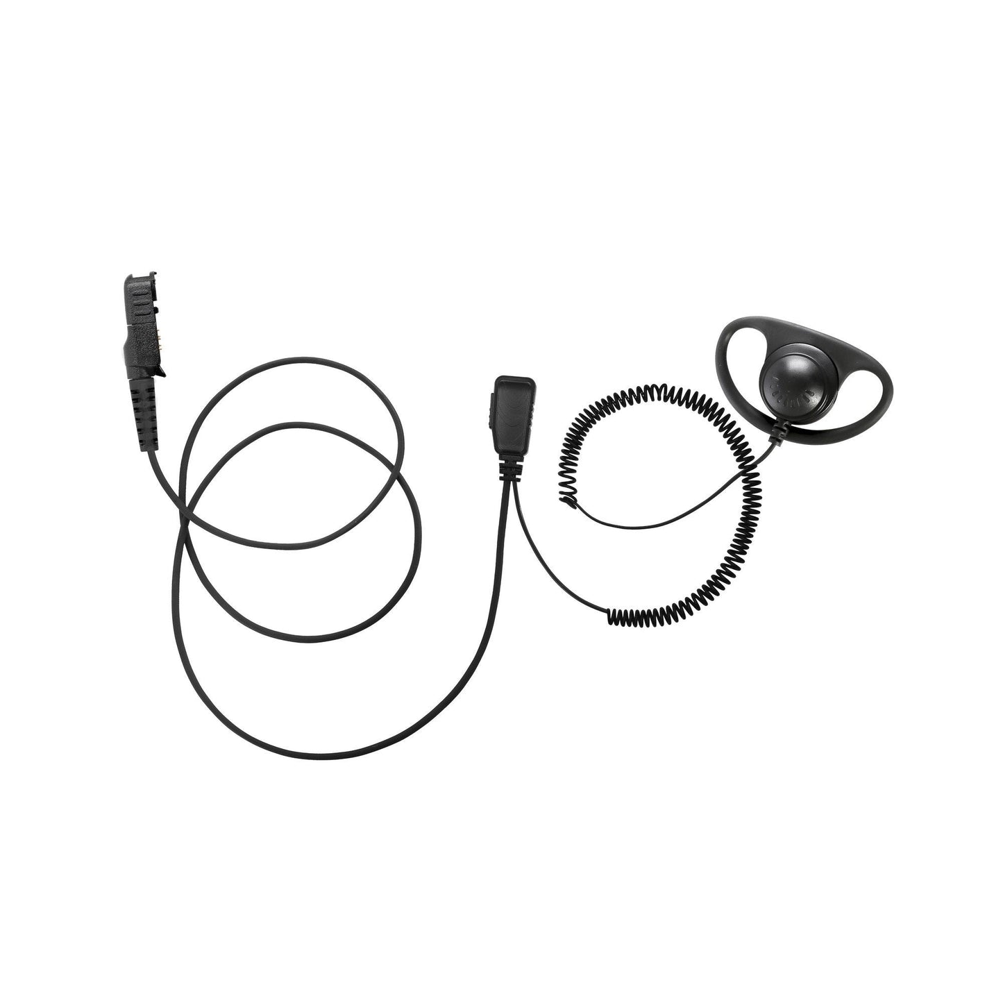 BOMMEOW BDS15-AX D Shape Earhanger D-Style Earpiece for Motorola Mototrbo DEP550 DEP570 XPR3500