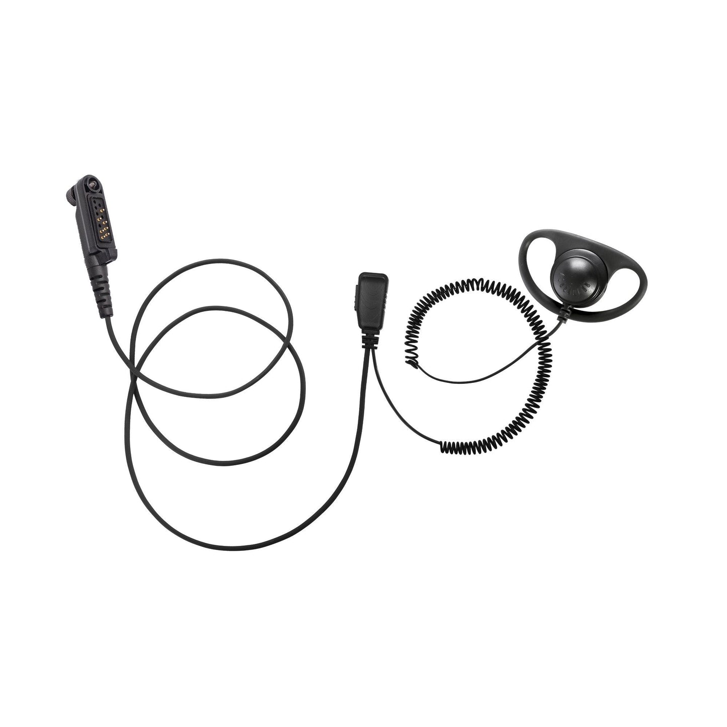 BOMMEOW BDS15-H6 D Shape Earhanger D-Style Earpiece for Hytera PD602 PD662 X1e X1p Z1p PTC760 PD68X