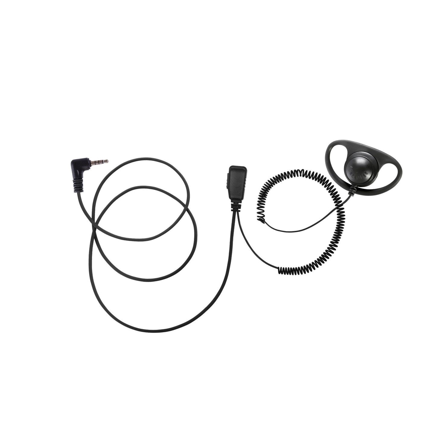 BOMMEOW BDS15-Y1 D Shape Earhanger D-Style Earpiece for Vertex Yaesu VX-1R VX-5R VX-110 VX-150 FT-250R FT-60R