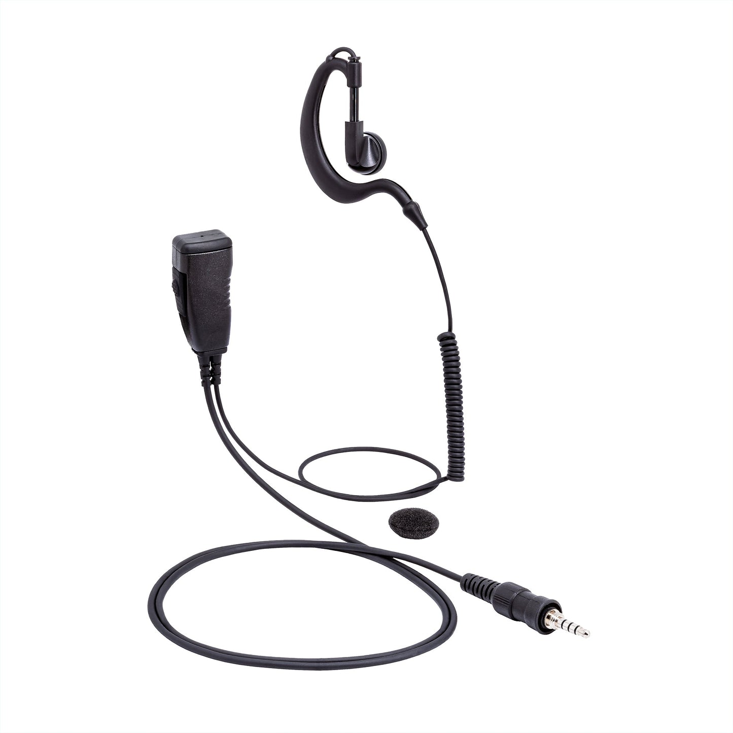 BOMMEOW BGS15-Y2 G Shape Earhanger G-Style Earpiece for Vertex Yaesu VX-6E VX-120 FT-270R VX-7R FT-277R