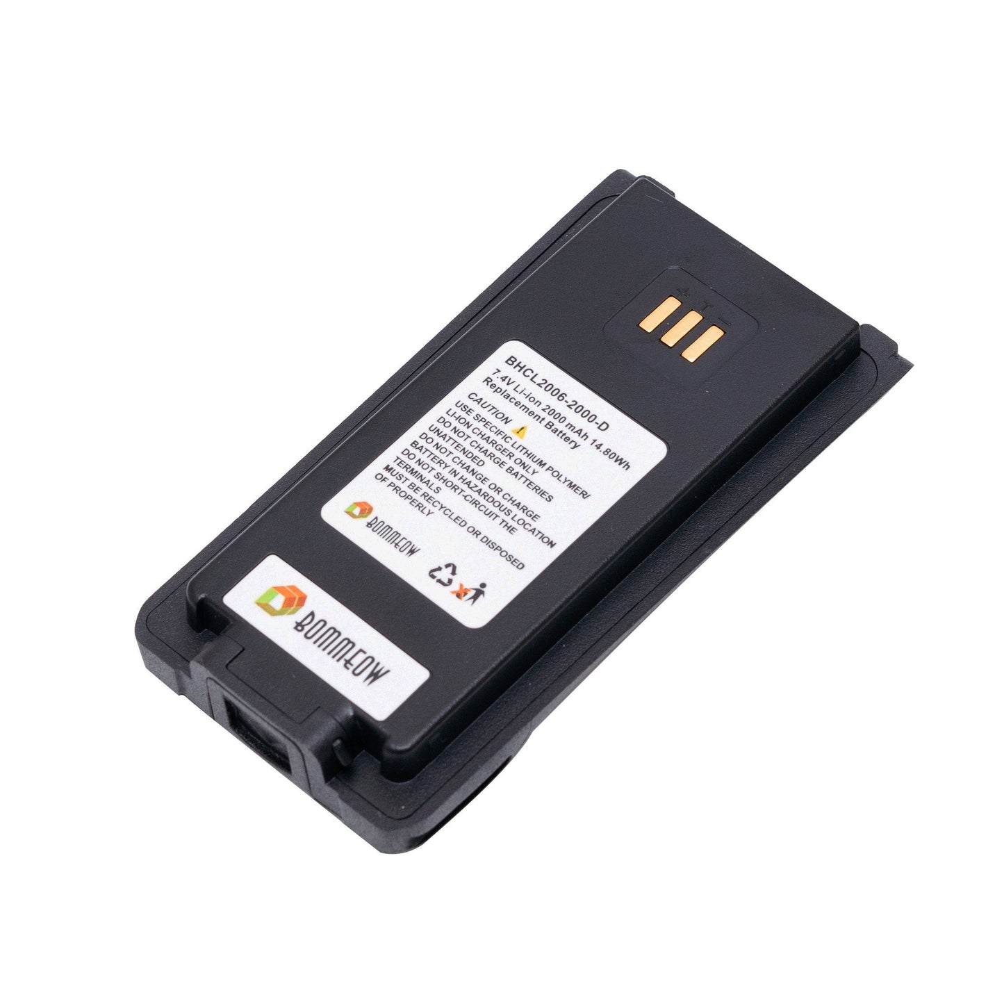 BOMMEOW BHCL2006-2000-D Li-ion Radio Battery for Hytera PD700R PD782