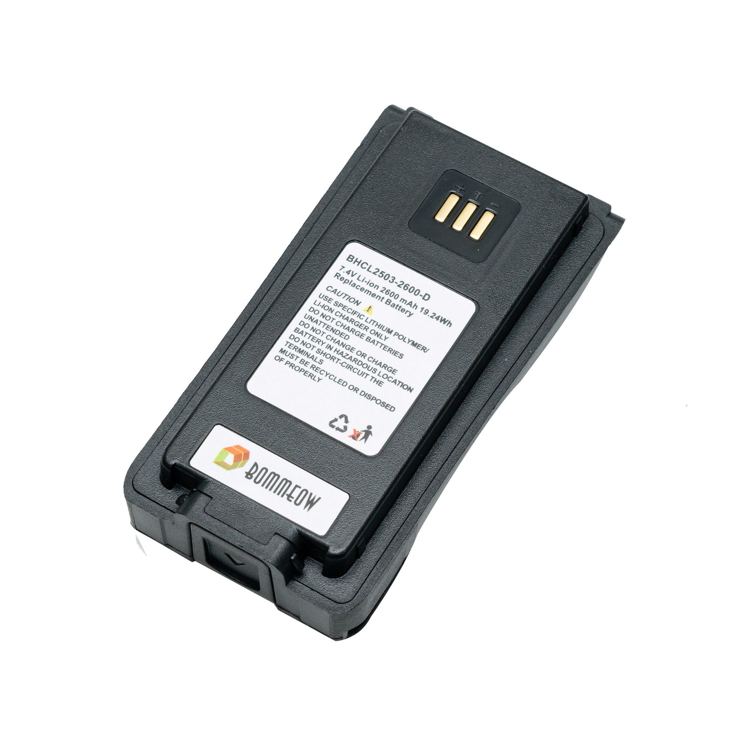 BOMMEOW BHCL2503-2600-D Li-ion Battery for Hytera PD700R PD750