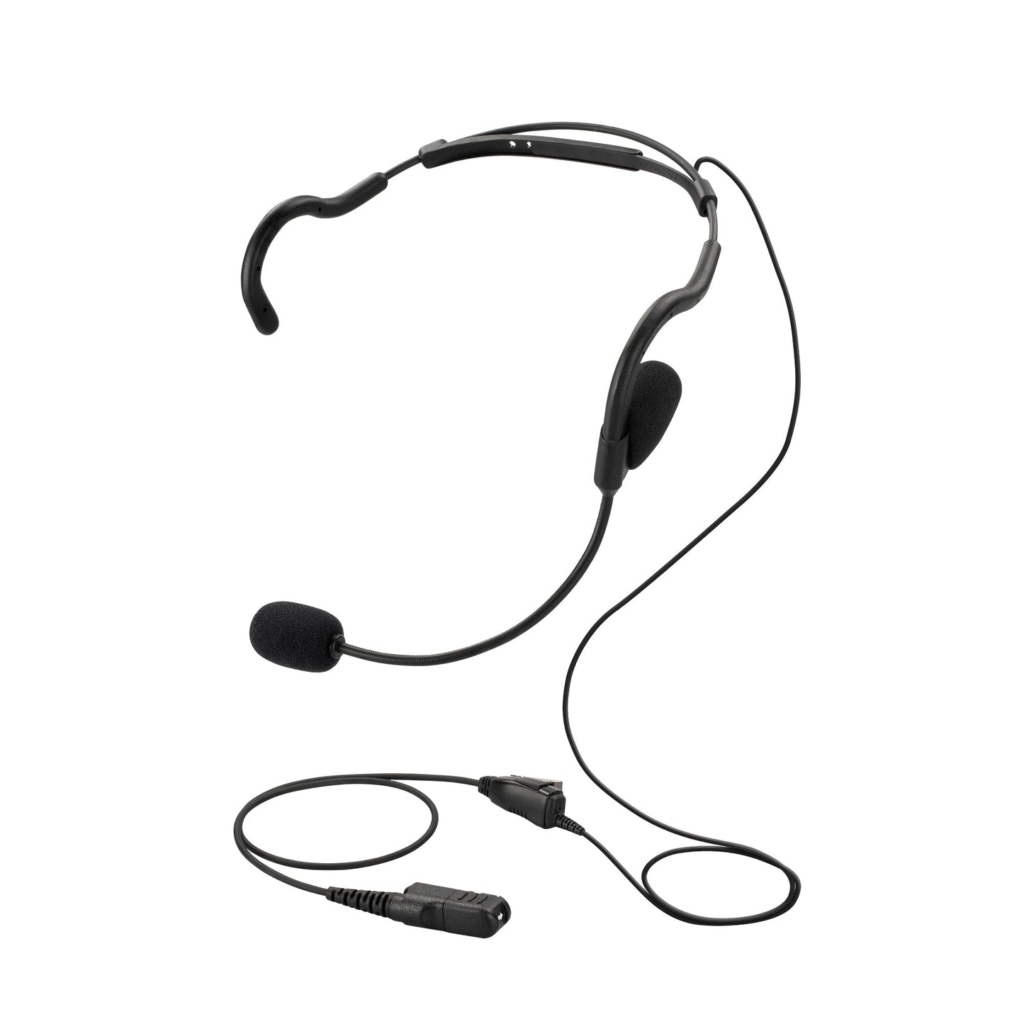 BOMMEOW BHDH01-AX Ultra Light Single Ear Muff  Headset for Motorola MOTOTRBO DP2000 Digital Portable Radio XPR3000