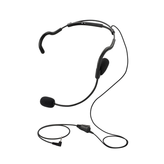 BOMMEOW BHDH01-M2 Ultra Light Single Ear Muff  Headset for Motorola TALKABOUT 1-PIN PMR446 Radio MR MH EM MC Series