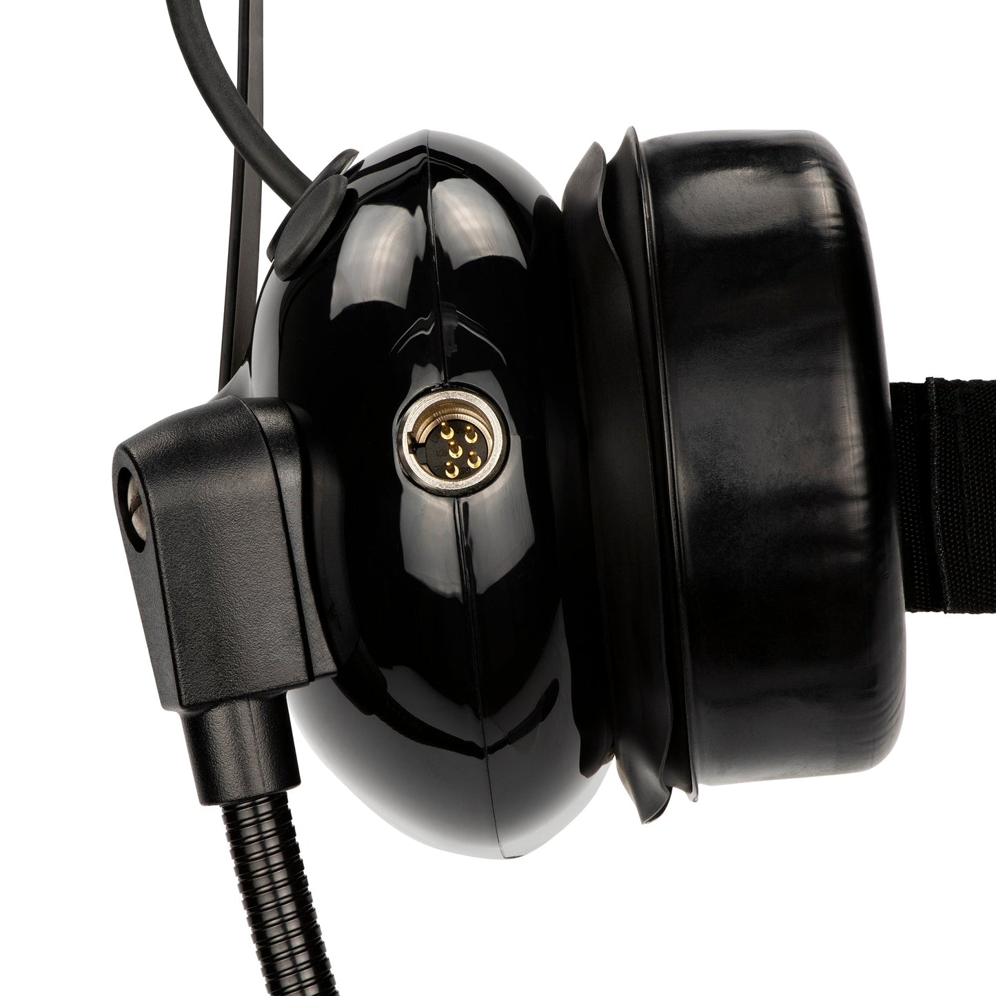 Bommeow BHDH40-BK-K2 Dual Muff Earpads Noise Cancelling Headset No PTT for Kenwood TK-3220 Radio(Black)