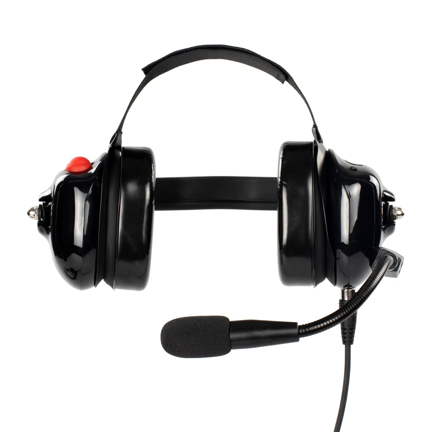 BOMMEOW BHDH40PTT-BK-K2 Dual Muff Earpads Noise Reduction Headset PTT for Kenwood TK-2360 Radio(Black)