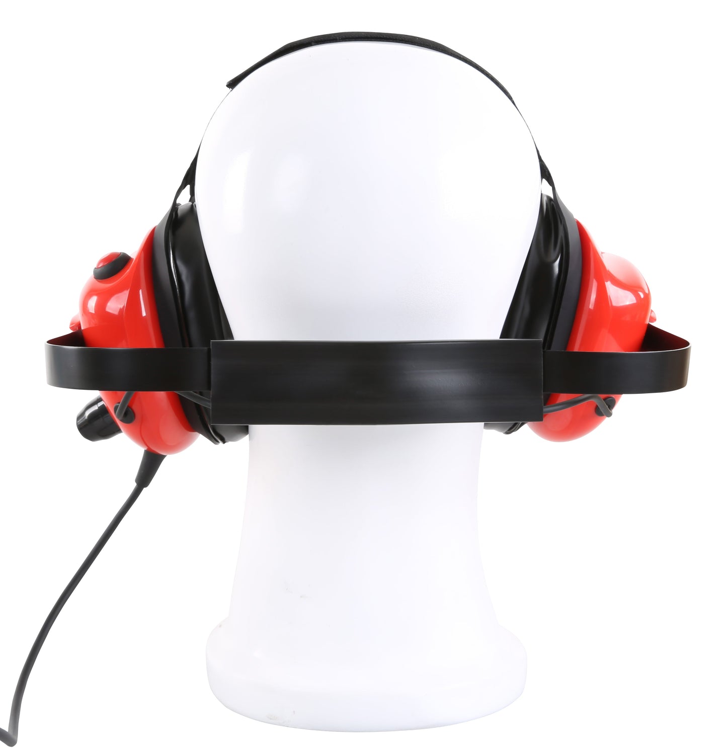 Bommeow BHDH40-RD-M1A Dual Muff Earpads Noise Cancelling Headset No PTT for Motorola RDM2070D Radio(Red)