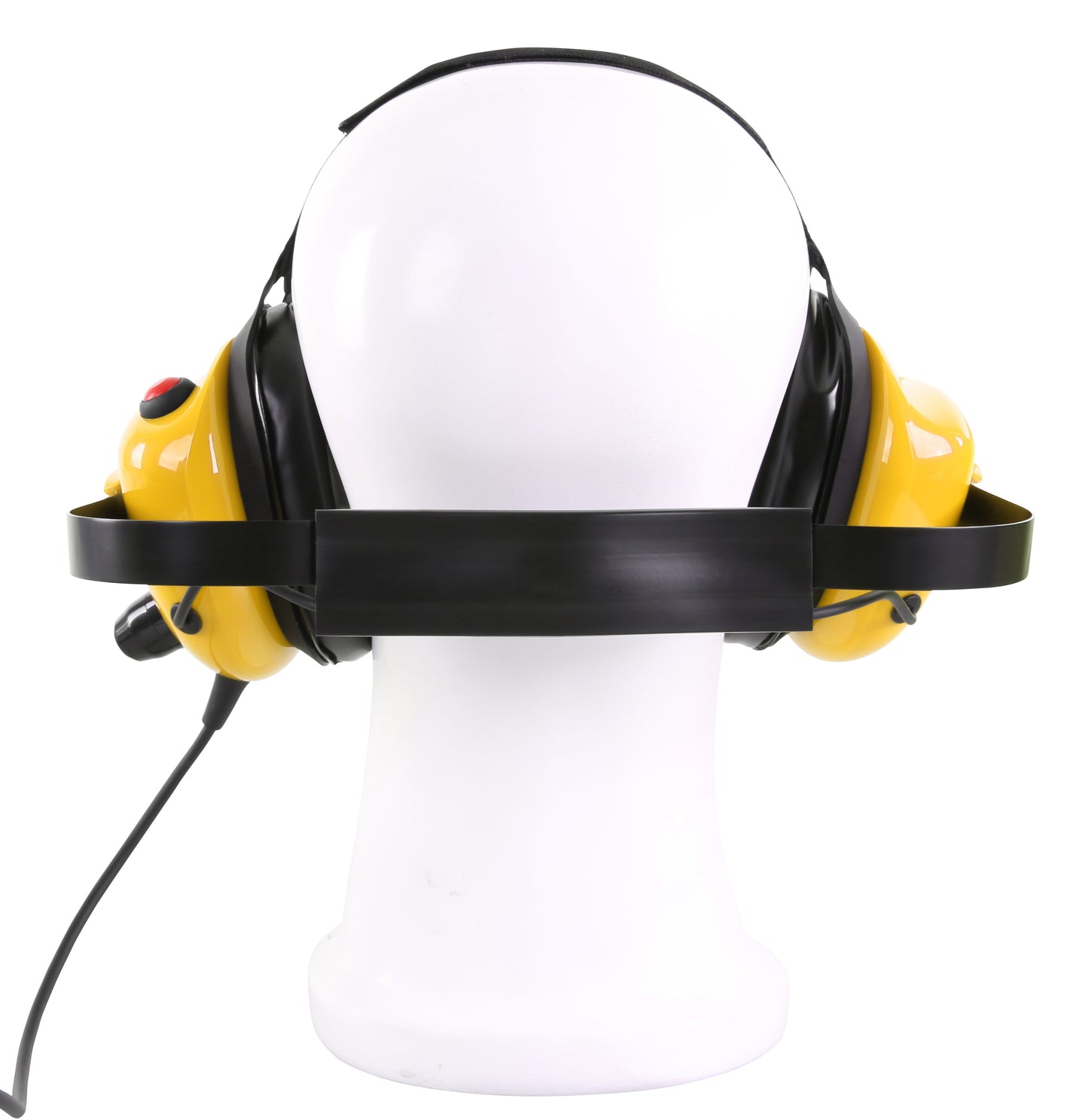 Bommeow BHDH40-YW-M1A Dual Muff Earpads Noise Cancelling Headset No PTT for Motorola RDM2070D Radio (Yellow)