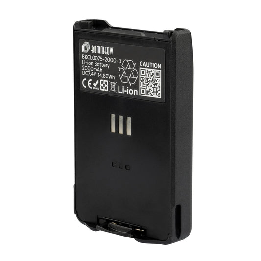 BOMMEOW BKCL0075-2000-D KNB-75L KNB-74L Battery for Kenwood TH-D74A