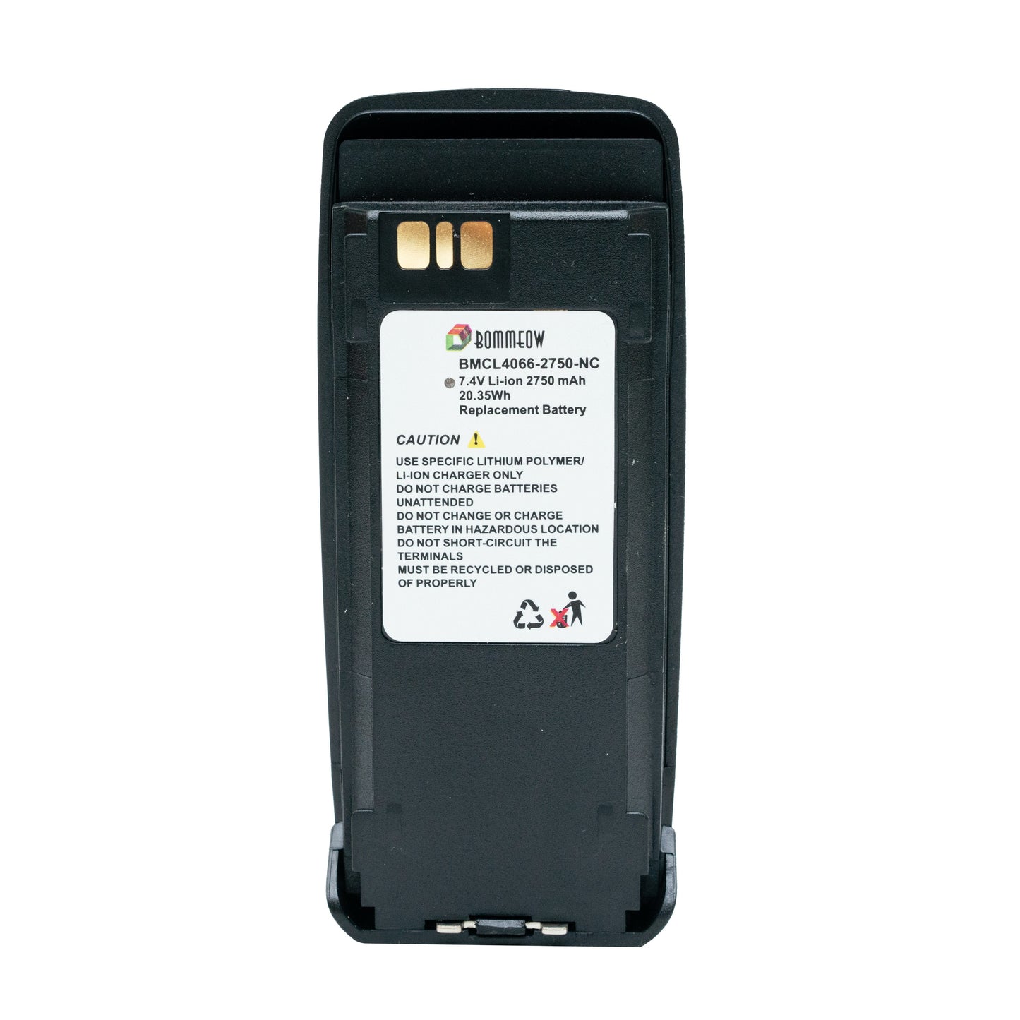 BOMMEOW BMCL4066-2750-D Li-ion Battery for Motorola DP3400 XPR6000