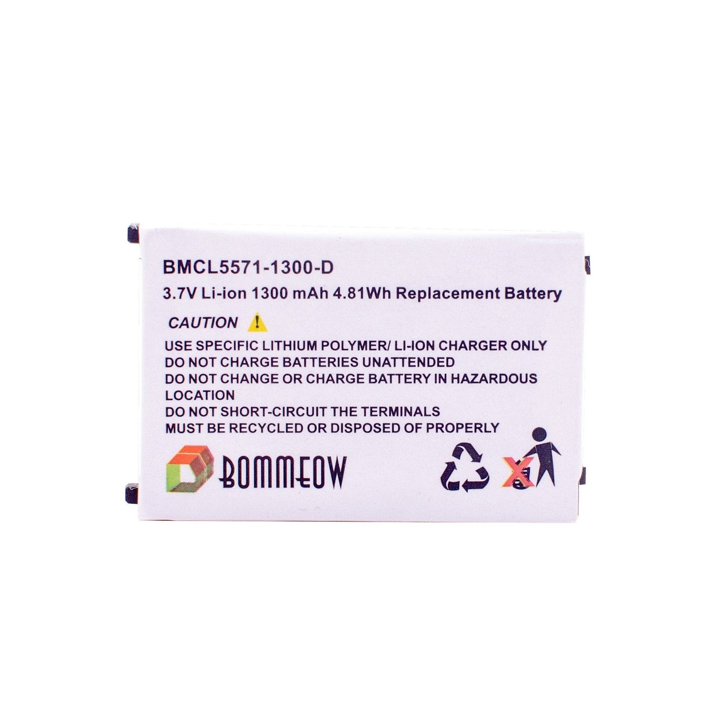 Bommeow BMCL5571-1300-D Replacement Battery for Motorola CLS Radio CLS1110 CLS1410 CLS1413 CLS1810T VL50