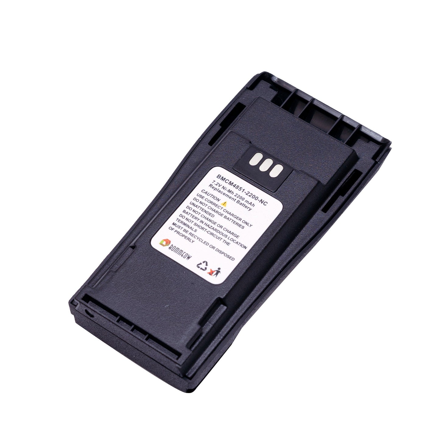 BOMMEOW BMCM4851-2200-D 7.2V 2200 mAh Ni-Mh Radio Battery for Motorola CP200 CP180 Replace NNTN4851 NNTN4496