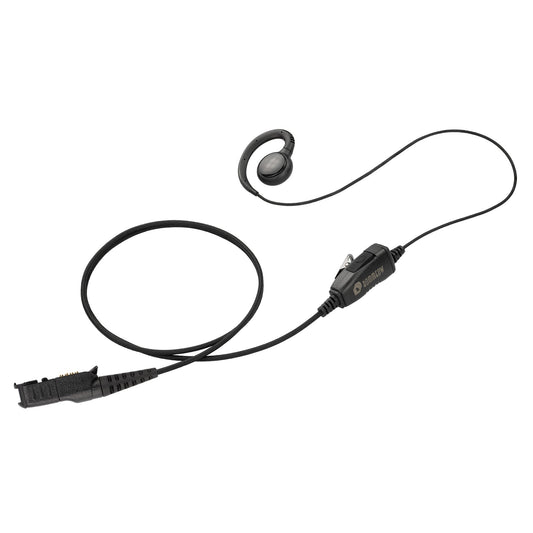 BOMMEOW BSE12-AX C-Shape Swivel Style Earpiece Headset for Motorola Radio XPR3300 XPR3500 DEP8050 Elite