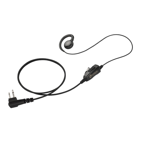 BOMMEOW BSE12-H1 C-Shape Swivel Style Earpiece Headset for Hytera Radio TC-500 TC-600 TC-518 TC-618