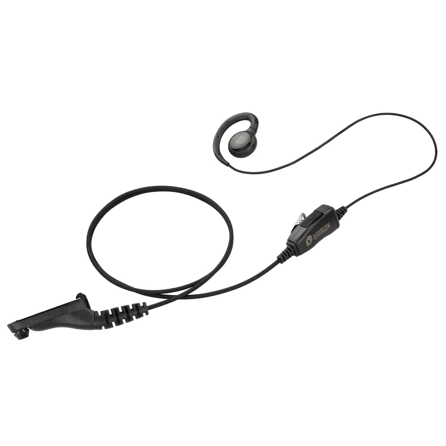 BOMMEOW BSE12-M9 C-Shape Swivel Style Earpiece Headset for Motorola Radio XPR6000 XPR6350