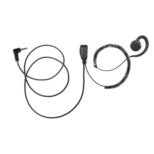 BOMMEOW BSE15-Y1 C Shape Earpiece Swivel Style Earhanger for Vertex Yaesu VX-1R VX-5R VX-110 VX-150 FT-250R FT-60R