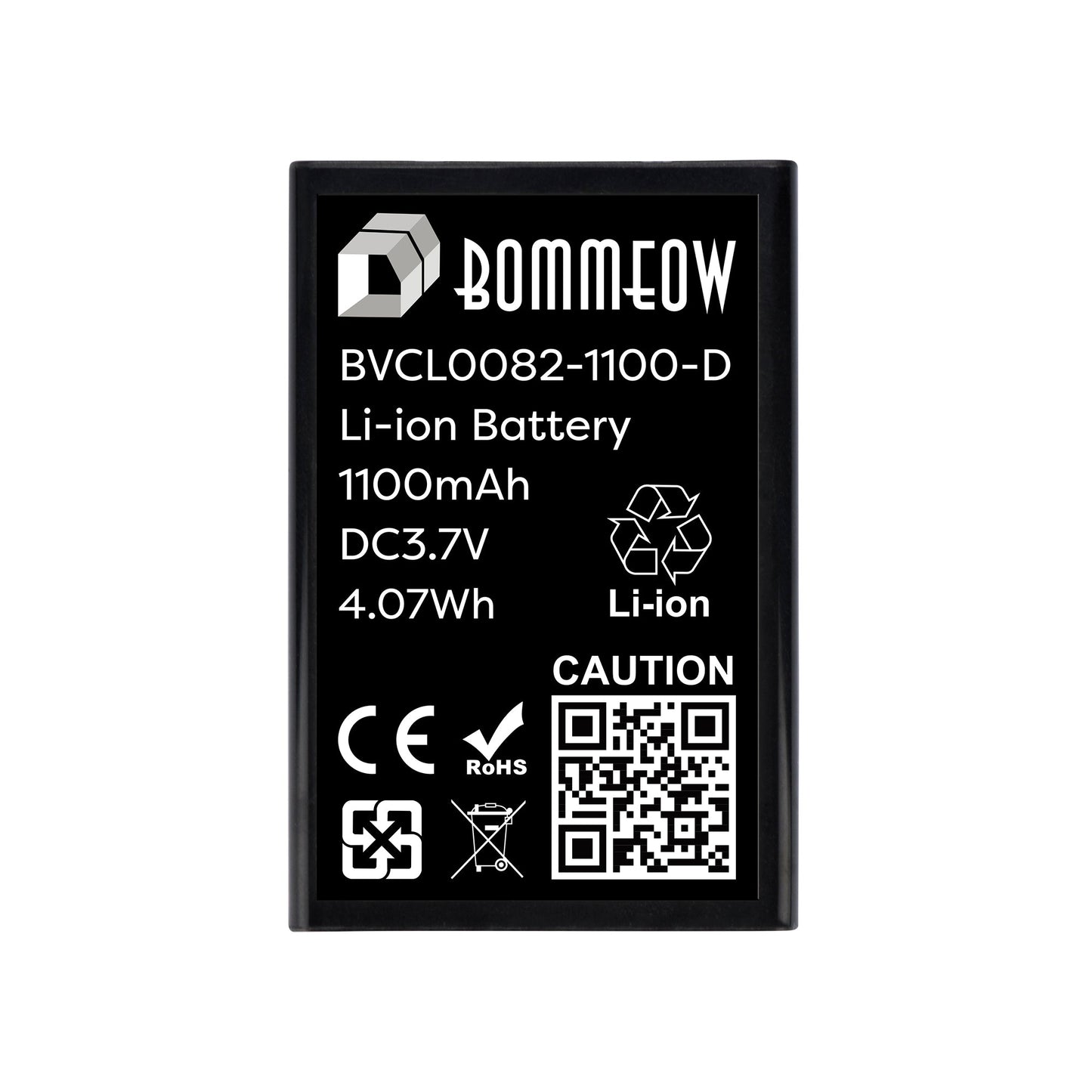 BOMMEOW BVCL0082-1100-D FNB-82Li Battery for Yaesu VX-2 FT-2E VX-2R VX-3 VX-3R Radio