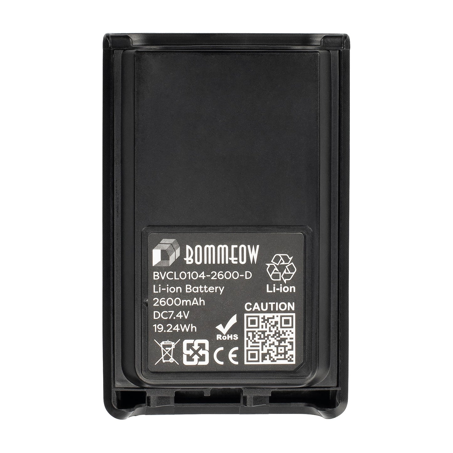 BOMMEOW BVCL0104-2600-D Replacement Battery for Vertex Yaesu 2-Way Radio VX-230  VX-231 VX-228 VX-234