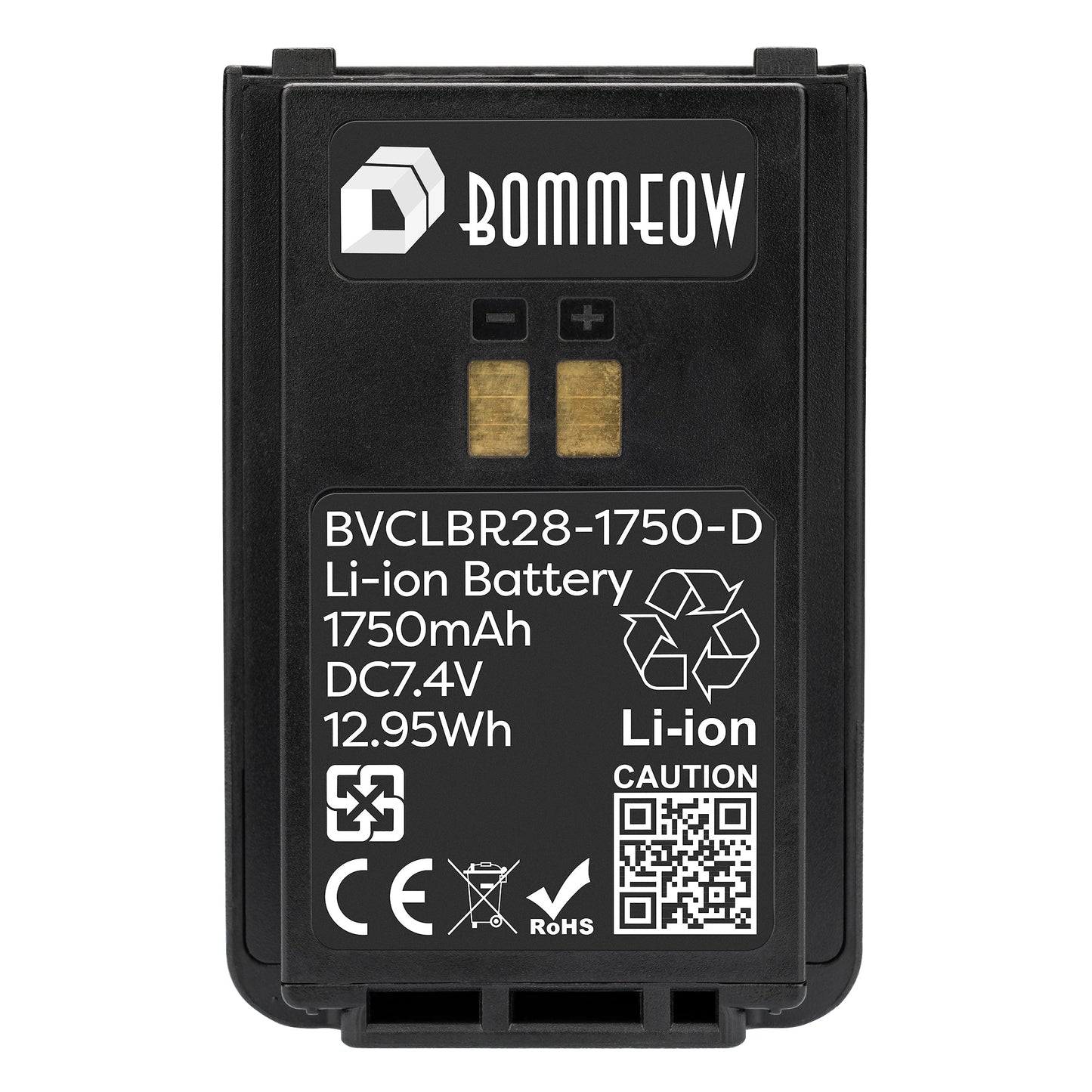 BOMMEOW BVCLBR28-1750-D SBR-28Li Battery for Vertex Yaesu FT-4VE FT-4VR FT-4XE FT-4XR