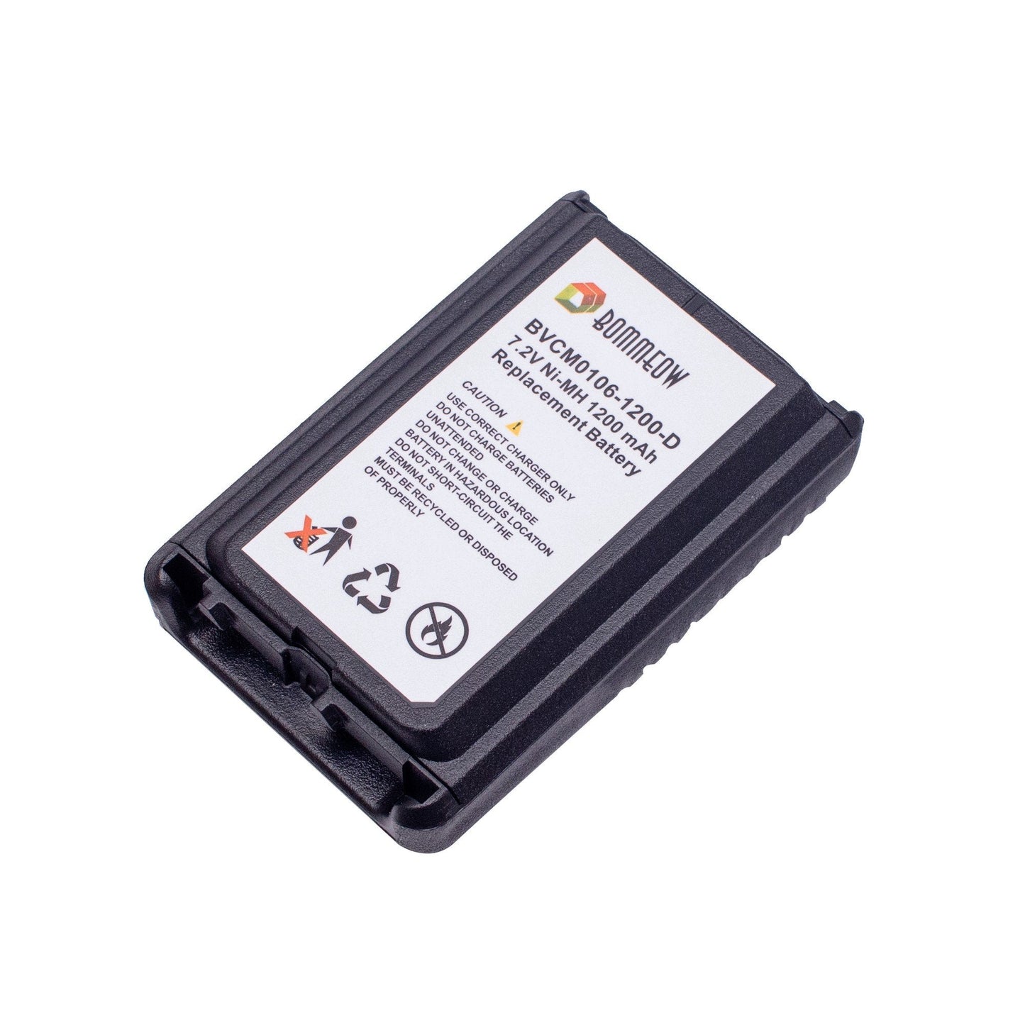 BOMMEOW BVCM0106-1200-D Replacement Battery for Bearcom BC95 Vertex Yaesu VX-230 VX-231 VX-228 VX-234 Radio